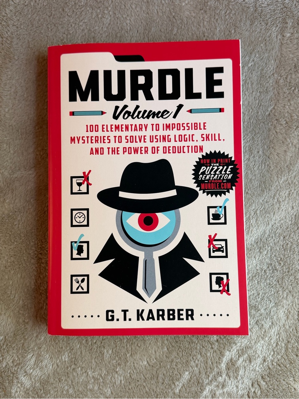 MURDLE Volume 1 Puzzle Book - 100 Mysteries to Solve
